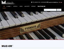 Tablet Screenshot of muz-or.pl